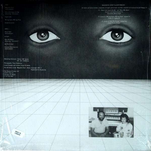 Jeff Phelps : Magnetic Eyes (LP, Album, RE, RM, Smo)