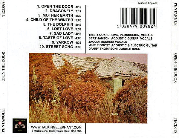 Pentangle : Open The Door (CD, Album, RE)