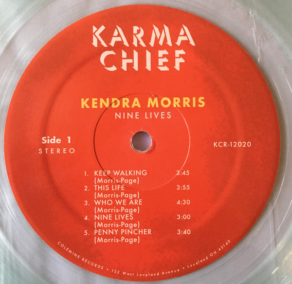 Kendra Morris : Nine Lives (LP, Album, Ltd, Cok)