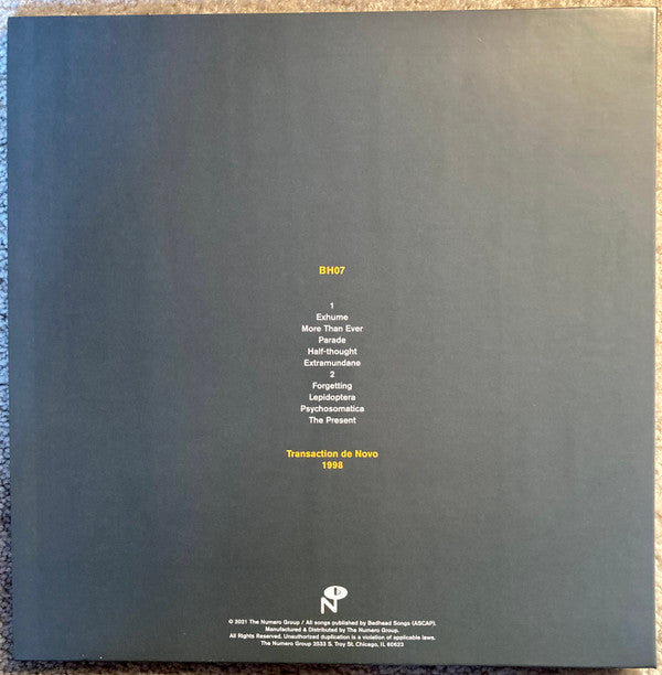 Bedhead : Transaction De Novo (LP, Album, Gol)
