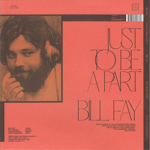 Julia Jacklin / Bill Fay : Just To Be A Part/Just To Be A Part (7", Single)
