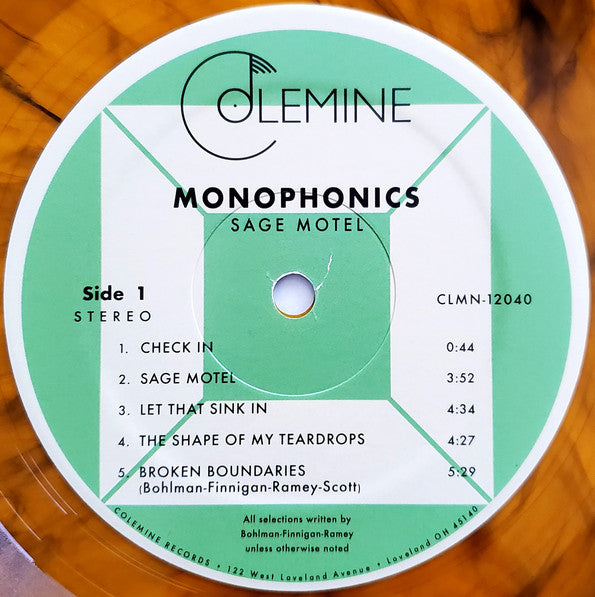 Monophonics : Sage Motel (LP, Album, Ltd, Ora)