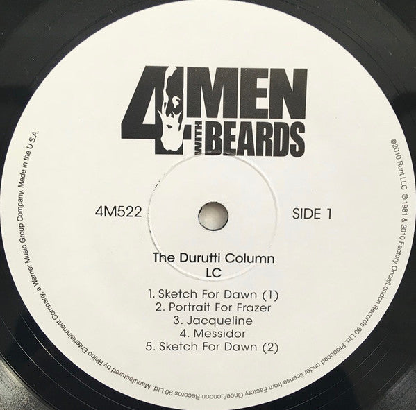 The Durutti Column : LC (LP, Album, RE, 180)