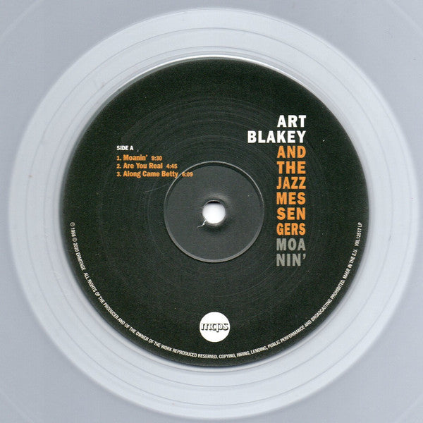 Art Blakey & The Jazz Messengers : Moanin' (LP, Album, Ltd, RE, Cle)