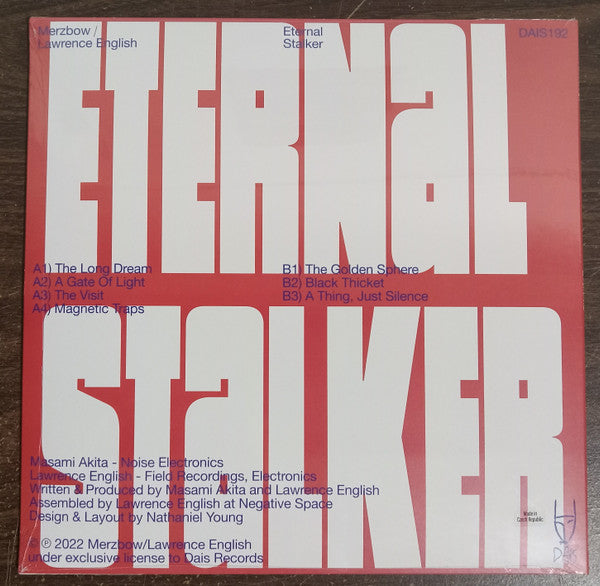 Merzbow / Lawrence English : Eternal Stalker (LP, Album)