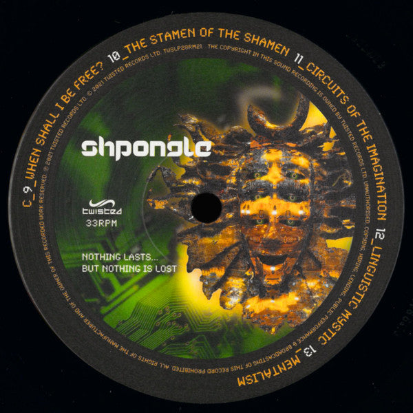 Shpongle : Nothing Lasts... But Nothing Is Lost (2xLP, Album, RE, RM)
