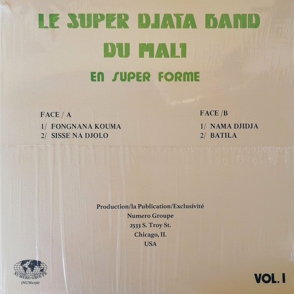 Super Djata Band : En Super Forme Vol. 1 (LP, Album, RE, Okr)