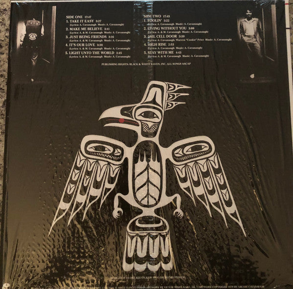 Archie James Cavanaugh : Black And White Raven (LP, Album, RE, Whi)