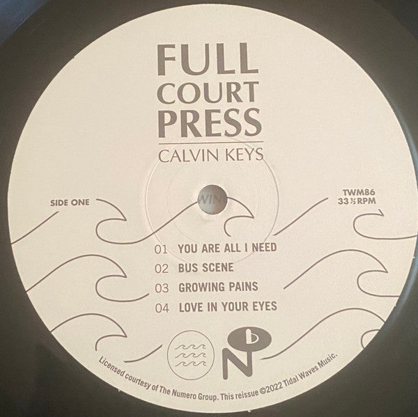 Calvin Keys : Full Court Press (LP, Album, RSD, Ltd, RE, 180)