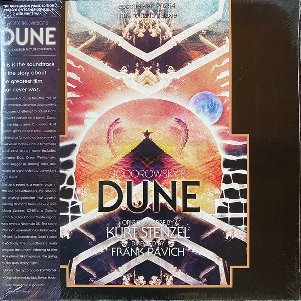 Kurt Stenzel : Jodorowsky's Dune (Original Motion Picture Soundtrack) (2xLP, Album, Ltd, RP, Dun)