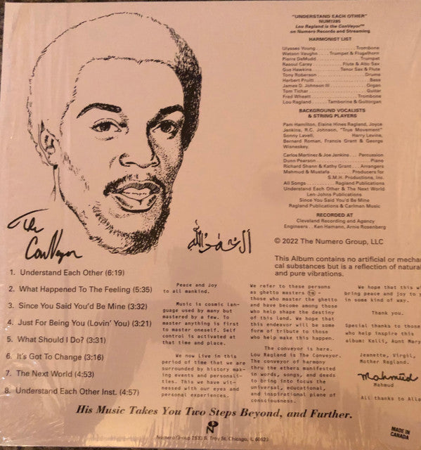 Lou Ragland : Understand Each Other (LP, Album, RE, Foa)