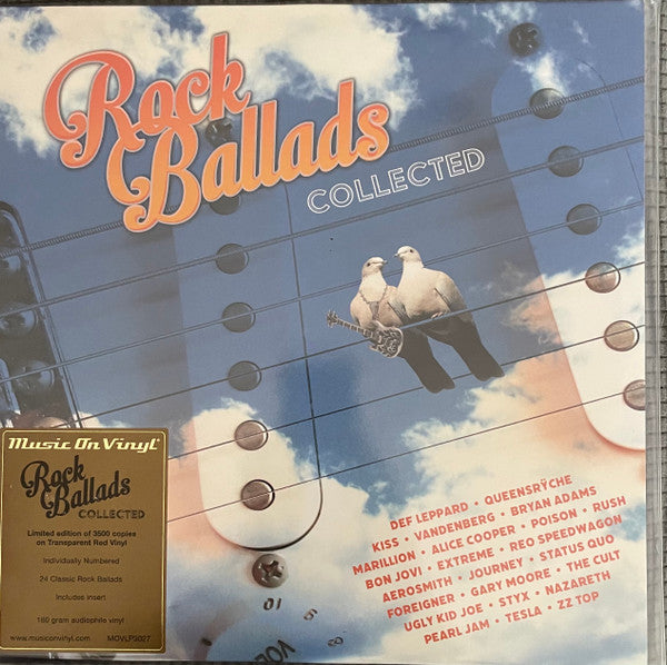 Various : Rock Ballads Collected (2xLP, Comp, Num, Red)