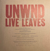 Unwnd* : Live Leaves (10 Year Anniversary Edition) (2xLP, Album, RE, Red)