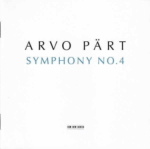 Arvo Pärt : Symphony No. 4 (CD, Album)