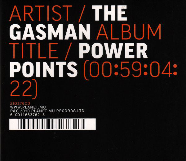 The Gasman : Powerpoints (CD, Album)
