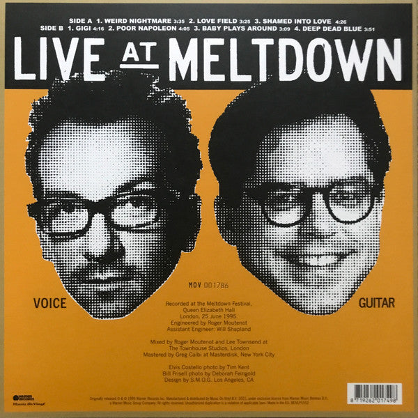 Elvis Costello And Bill Frisell : Deep Dead Blue (Live 25 June 95) (LP, Ltd, Num, RE, Blu)