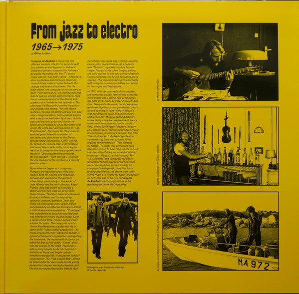 François De Roubaix : Du Jazz À L'Electro 1965-1975   (LP, Comp, Ltd, Num, Yel)