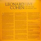 Leonard Cohen : Live At The Isle Of Wight 1970 (2xLP, Album, RE, 180)