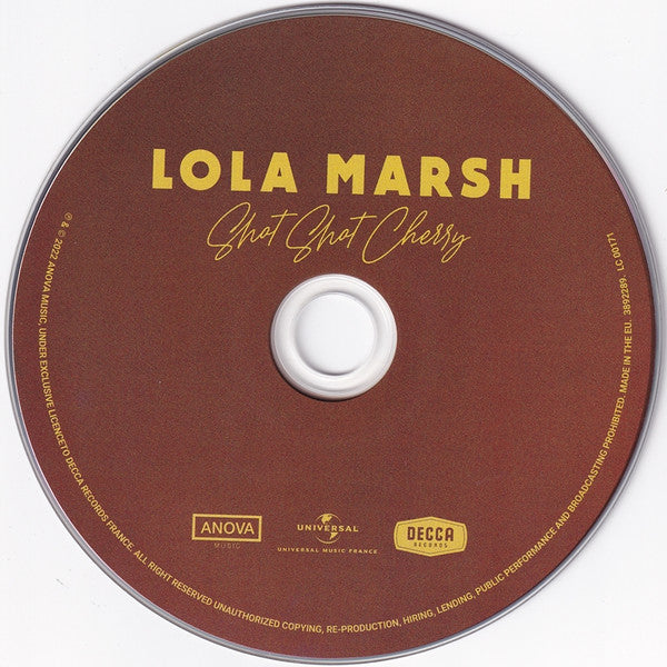 Lola Marsh : Shot Shot Cherry (CD, Album)