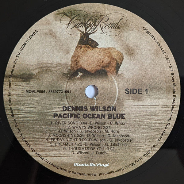 Dennis Wilson (2) : Pacific Ocean Blue (LP, Album, RE, RM, 180)