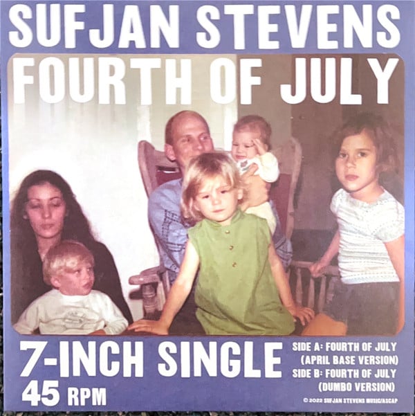 Sufjan Stevens : Fourth Of July (7", Single, Ltd, Red)