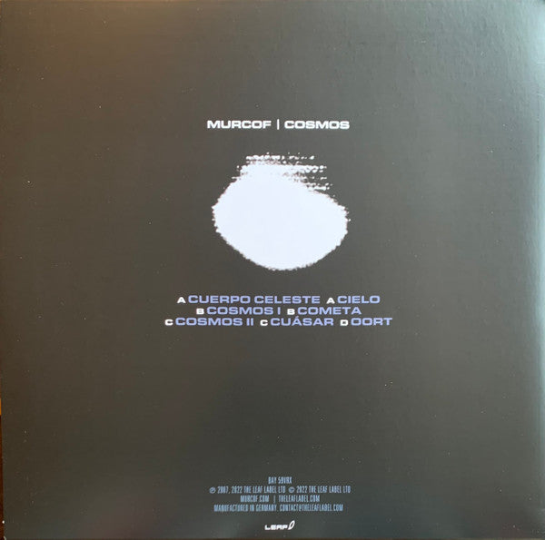 Murcof : Cosmos (2xLP, Album, Ltd, RE, RM, Sil)