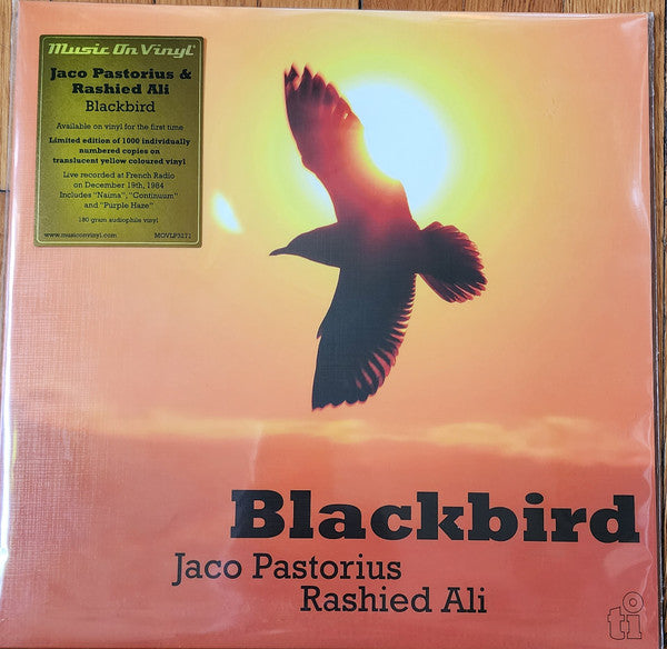 Jaco Pastorius & Rashied Ali : Blackbird (LP, Ltd, Num, RE, Yel)