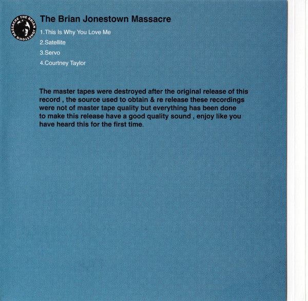 The Brian Jonestown Massacre : You Love Me (CD, Single, RE)