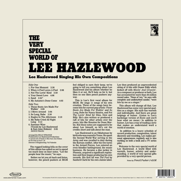 Lee Hazlewood : The Very Special World Of (LP, Album, Ltd, RE, 180)