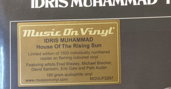 Idris Muhammad : House Of The Rising Sun (LP, Album, Ltd, Num, RE, Fla)