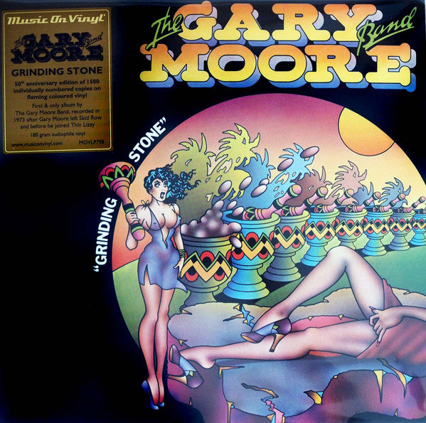 The Gary Moore Band : "Grinding Stone" (LP, Album, Ltd, Num, RE, RM, RP, 180)