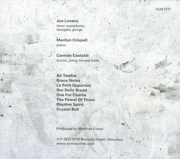 Joe Lovano, Trio Tapestry, Marilyn Crispell, Carmen Castaldi : Our Daily Bread (CD, Album)