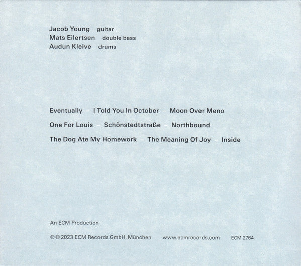Jacob Young / Mats Eilertsen / Audun Kleive : Eventually (CD, Album)