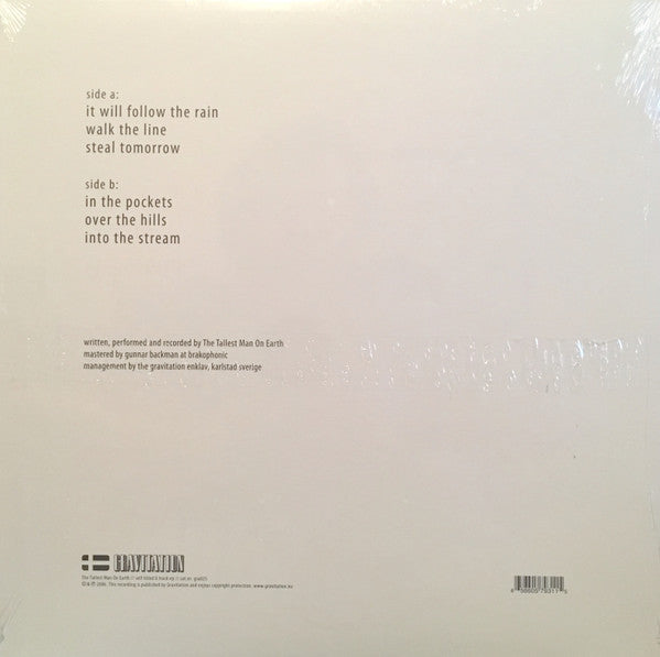 The Tallest Man On Earth : The Tallest Man On Earth (12", EP)