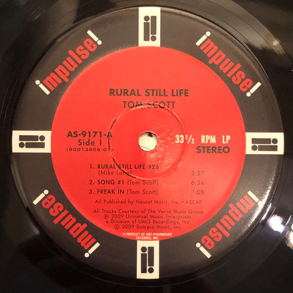 Tom Scott : Rural Still Life (LP, Album, Ltd, RE, 180)