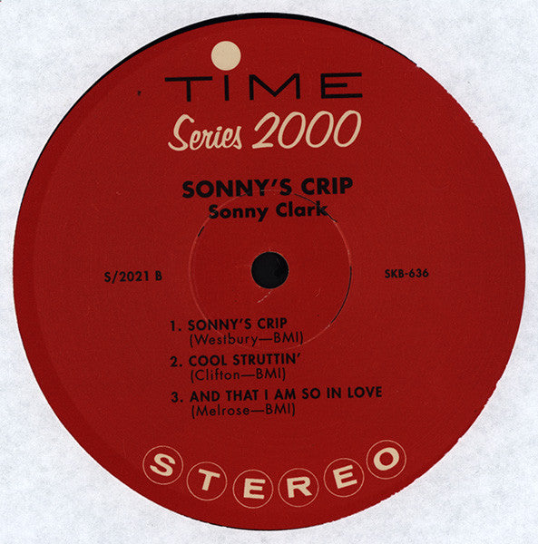 Sonny Clark : Sonny's Crip (LP, Album, RE)