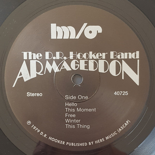 The D.R. Hooker Band : Armageddon (LP, RE, 180)