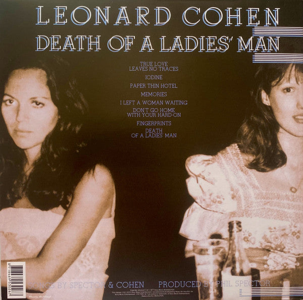 Leonard Cohen : Death Of A Ladies' Man (LP, Album, RE)
