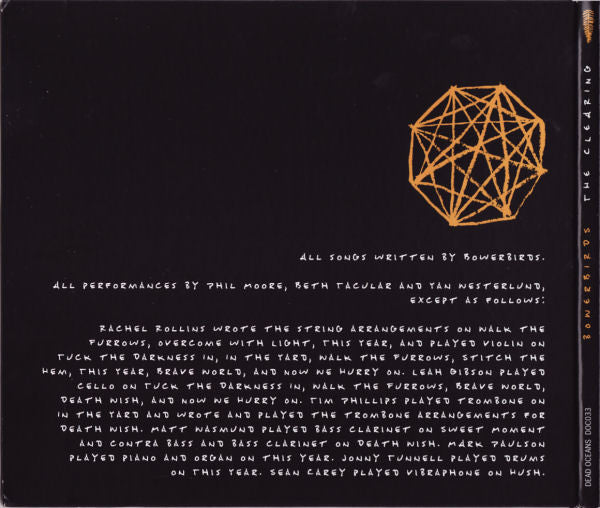 Bowerbirds : The Clearing (CD, Album, Fol)