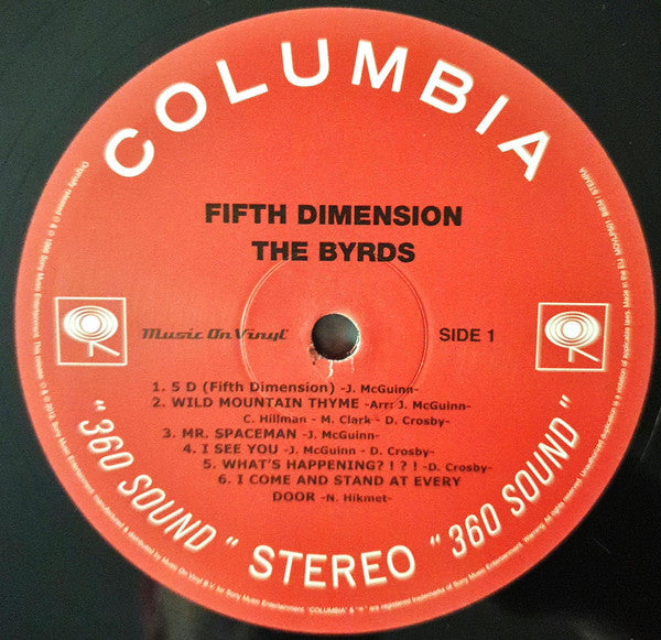 The Byrds : Fifth Dimension (LP, Album, RE, 180)