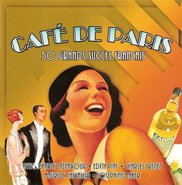 Various : Café De Paris - 50 Grands Succes Francais (2xCD, Comp)