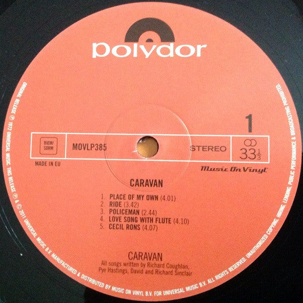 Caravan : Caravan (LP, Album, RE)