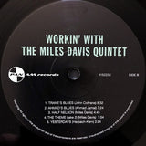 The Miles Davis Quintet : Workin' With The Miles Davis Quintet (LP, Album, Ltd, RE, RM, 180)