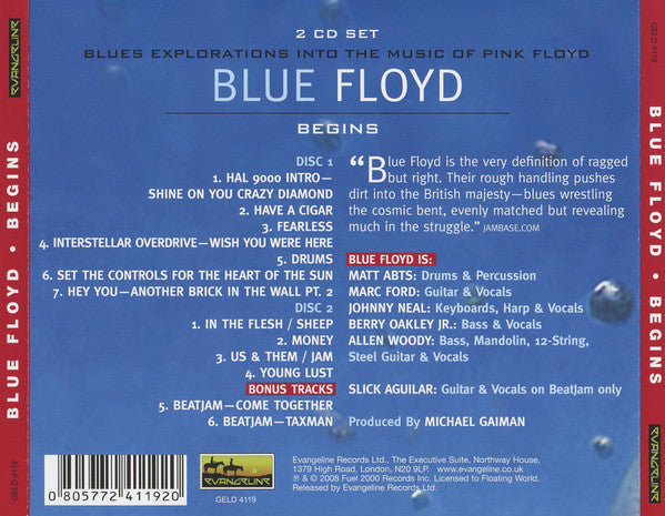 Blue Floyd : Begins (2xCD, Album)