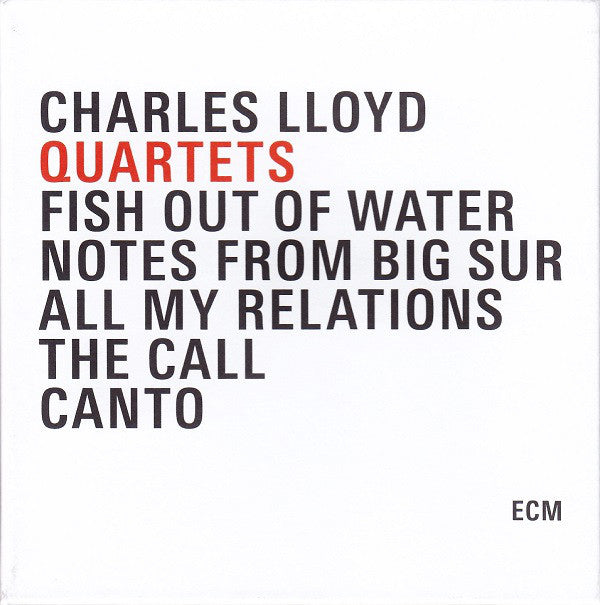 Charles Lloyd : Quartets (CD, Album, RE + CD, Album, RE + CD, Album, RE + CD)