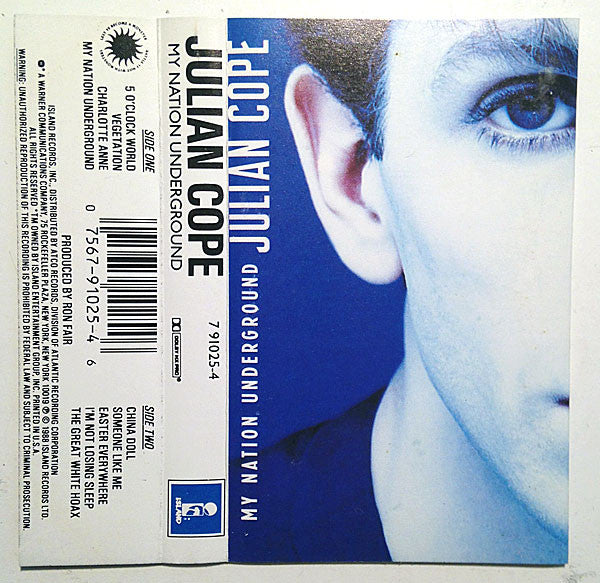 Julian Cope : My Nation Underground (Cass, Album, SR,)