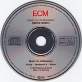Steve Reich : Music For 18 Musicians (CD, Album, RE)