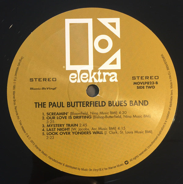 The Paul Butterfield Blues Band : The Paul Butterfield Blues Band (LP, Album, RE, 180)