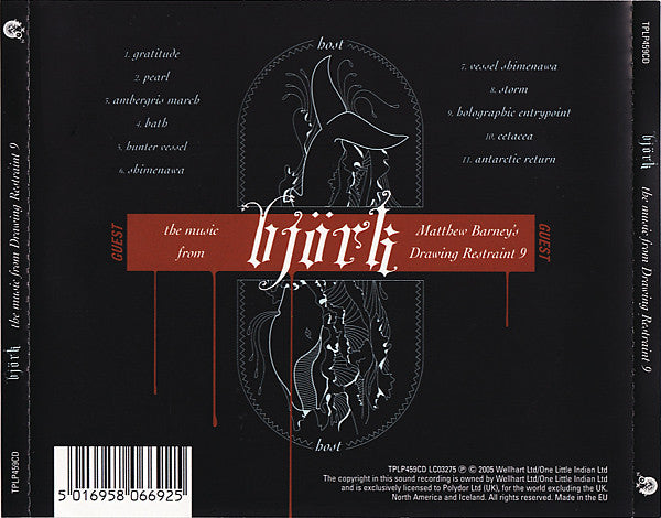 Björk : The Music From Matthew Barney's Drawing Restraint 9 (CD, Album)