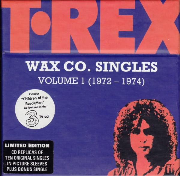 T. Rex : Wax Co. Singles Volume 1 (1972 - 1974) (Box, Comp, Ltd + 11xCD, Single, RE)